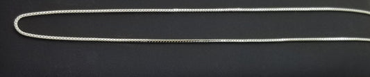 STERLING SILVER BOXLINK CHAIN (PICTURE IS OF JUST ONE CHAIN, LENGTH, WIDTH AND PRICE GIVEN IN DROP DOWN MENU)