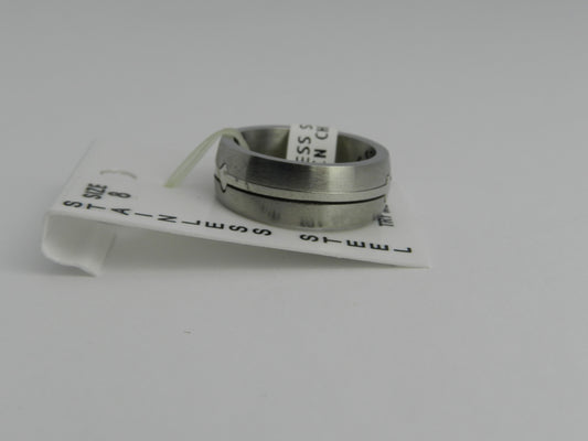 Stainless Steel Ring Unisex Cross