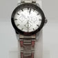 Silver base metal fashion watch with adjustable strap