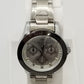 Silver base metal fashion watch with adjustable strap